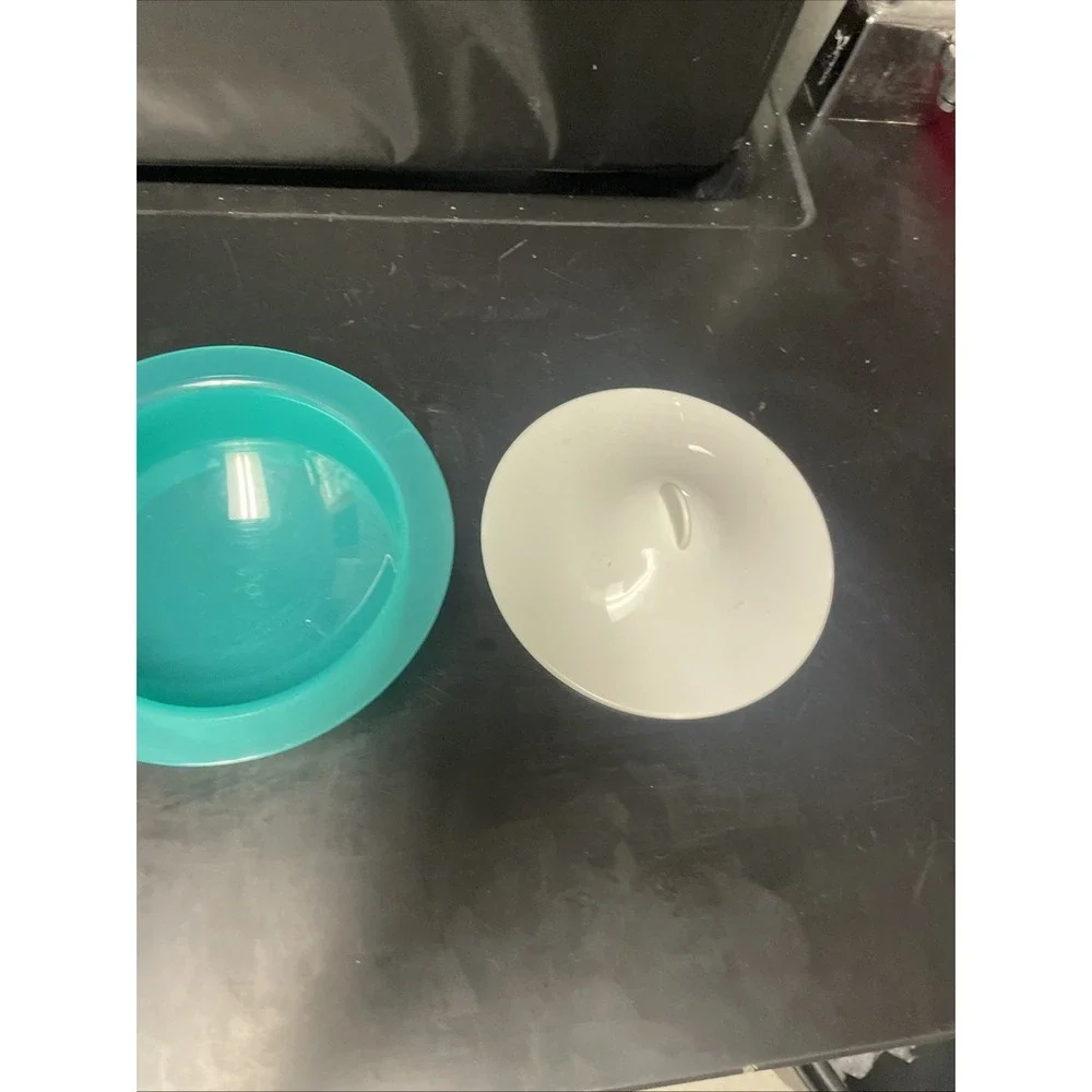 TUPPERWARE‎ Vtg MICROWAVE SAFE PRELUDIO ACRYLIC Green Dip Bowl 2876